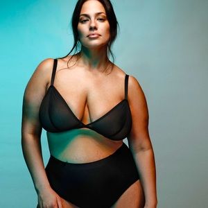 Knix X Ashley Graham black mesh limited edition bra size XXL NWT!